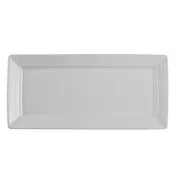 Steelite 61100ST0117 - Belisa Porcelain Platter 11.375" x 6.875" x 1.125", Oven Safe 500°F - 1 Dozen 1 image