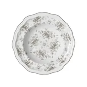 Steelite 62541FP814 - 15 Oz Porcelain Soup Bowl, 9.75" Diameter, Liliana Slate Folio Fin - 1 Dozen 1 image