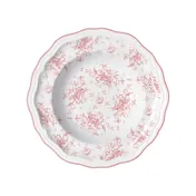 Steelite 62542FP814 - 9.75" Round Porcelain Soup Bowl, 15 oz, Liliana Rose Folio Finish - 1 Dozen 1 image