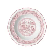 Steelite 62547FP814 - 15 oz Round Porcelain Soup Bowl 9.75" Adelina Willow Rose Folio - 1 Dozen 1 image