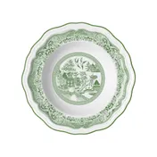 Steelite 62549FP814 - 9" Willow Green Porcelain Folio Soup Bowl, 15 oz, Round, Sold per Dozen 1 image