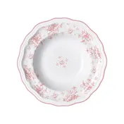 Steelite 62556FP814 - 9.75" 15 Oz Round Porcelain Soup Bowl, Adelina Camille Rose Folio - 1 Dozen 1 image