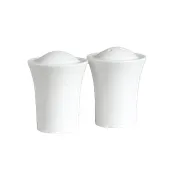 Steelite 6300P160 Salt Shaker, Aura Porcelain, Oven Safe to 465°F/239°C, Seven-Plate Cover - 36/Case 1 image