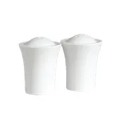 Steelite 6300P161 Pepper Shaker, Aura Porcelain, Oven Safe 465°F/239°C, Seven-Plate Design - 36/Case 1 image