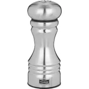 Steelite 6323T501 Salt Shaker, 6" Height, Single Stainless Steel Shaker, 4"-7" Range, 4/Case 1 image