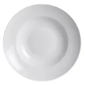 Steelite 6940E680 Bowl, 17 oz, 11-1/2" Dia x 2" H, Round White Porcelain, Microwave Safe - 1 Dozen 1 image