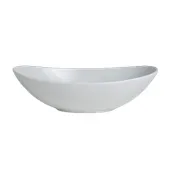 Steelite 6940E684 - Oval 8" Porcelain Bowl, 15.5 Oz Capacity, Microwave/Dishwasher Safe - 1 Dozen 2 image