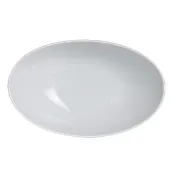 Steelite 6940E684 - Oval 8" Porcelain Bowl, 15.5 Oz Capacity, Microwave/Dishwasher Safe - 1 Dozen 1 image