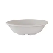 Steelite 7060DD305 Oatmeal Grapefruit Bowl, 14 Oz, 6.5" x 1.75" White Melamine Round - 1 Dozen 1 image