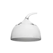 Steelite 7100DR063 Cloche, Clear Round 10" x 10" x 7" Polycarbonate Creations Polycrystal, 1 Dozen 1 image