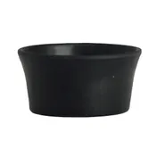 Steelite 7181TM512 - Round Melamine Sauce Dish, 2.25" x 1.25", 1.5 Oz, Black - 1 Dozen 1 image