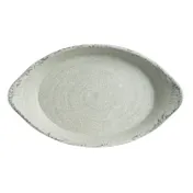 Steelite 7194TM079 - Oval Eared Melamine Bowl, 27 Oz, 11.5" x 6.625" x 2.75", Pattern Finish, 6/Case 1 image