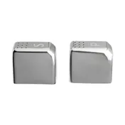 Steelite 7347MW160 Salt & Pepper Shaker, 2 oz, 1.875" x 1.0" x 1.75" Stainless Steel, Set - 1 Dozen 2 image