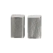 Steelite 7600CV022 - Hammered Salt & Pepper Set 1.25" x 2.0" Stainless Top/Jar - 1 Dozen 1 image