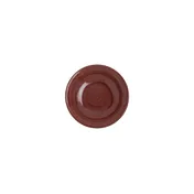 Steelite 7800ZM5007 - 3.5" x 0.75" Round Red Melamine Plate, Brooklyn, Sold per Case - 12/Case 1 image