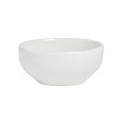 Steelite A100P032 - Oatmeal Round Nappy Bowl, 5" Diameter, 13.5 oz, China, Oven Safe 400°F - 24/Case 1 image