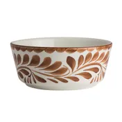 Steelite A122P270 - Astro Round Bowl, 6" Diameter, 23 oz Brown Vitrified China, General Use- 1 Dozen 1 image