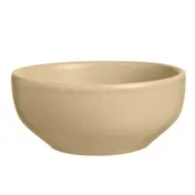 Steelite A921P032 - 5" Round Nappy Bowl, 13.5 Oz, Vitrified China, Chena Sand Finish - 1 Dozen 1 image