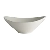 Steelite HL110400 Butterfly Bowl, 12 Oz Round China, 6-7/8" Dia x 2-1/2" H, Undecorated - 1 Dozen 1 image
