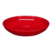 Steelite HL1511326 - Salad Bowl, 8.5" x 1.375", Scarlet Fiesta Porcelain, Oven Safe 425°F, 8/Case 1 image