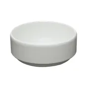 Steelite HL20396800 - 24 Ounce Round China Bowl, 6-1/4" Diameter By 2.375" Height - 1 Dozen 1 image