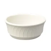 Steelite HL3297000 - Nappy China Bowl, 5" Diameter x 2" Height, 12-1/2 oz, Gothic Blanc - 1 Dozen 1 image