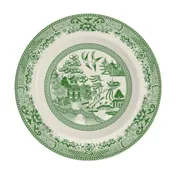 Steelite HL38063895 - 20 Oz Willow Green Pasta Bowl, 11" x 1.625" China, Round Shape - 1 Dozen 1 image