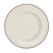 Steelite HL38063931 - Maroon Line 11" Round Pasta Bowl, 20 Oz, China, RE & NR - 1 Dozen 1 image