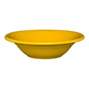 Steelite HL472342 - 11 Oz Bowl, 6.5" x 1.625" China, Fiesta Daffodil, Oven Safe 425°F - 1 Dozen 1 image