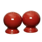 Steelite HL497326 Salt & Pepper Shaker Set 3.0 Oz 2.25" X 2.625" Scarlet China Safe 425°F - 4/Case 1 image