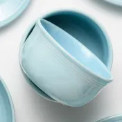 Steelite HL723349 China Bowl, 6", 28 oz, Fiesta Sky Finish, Dishwasher/Oven Safe 425°F - 6/Case 2 image