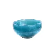 Steelite KMK1028MBP - 8 oz Marine Blue Pearl Resin Bowl, Round 4-3/4" x 2-3/4", Dishwasher Safe - 6/Case 1 image
