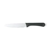 Steelite WL610527 - Walco 5" Stamped Jumbo Steak Knife, Round Tip, Polypropylene Handle - 1 Dozen 1 image