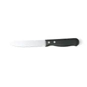 Steelite WL620527 - Walco 10" Steak Knife, 5" Stainless Round Blade, 2-Rivet PP Handle - 1 Dozen 1 image