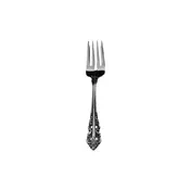 Steelite WL6806FST - Salad Fork, 7" Pierced Plumes, 18/10 Stainless, Fieldstone Finish - 1 Dozen 1 image