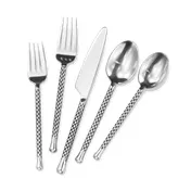 Steelite WLCHAR15 Cocktail Oyster Fork, 6" 18/10 Stainless Steel, Checkerboard Finish - 1 Dozen 2 image