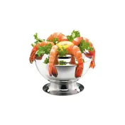 Steelite WLOU302 Supreme Bowl - 3 7/8" Mirror-Finish 18/10 Stainless Steel, Walco Soprano Piece Set 2 image