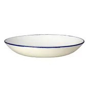 Steelite 17100569 - 10" Round Dapple Blue China Bowl, 1.375 Qt (44 Oz) Oven Safe to 530°F, 1 Dozen 2 image