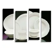 Steelite HL08100 - Homer Collection 56 oz (1-3/4 qt) Round China Bowl, 11-5/8" Diameter - 1 Dozen 2 image