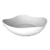 Steelite HL12120AWHA - 42 oz Square White China Bowl, 8-5/8" x 8-5/8" x 2-5/8", General - 1 Dozen 1 image