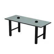 Plymold 30096TPDH30 Hero Communal Table, 96" Wide, 30" Deep, Rectangular, Dining Height, Laminate Top 2 image