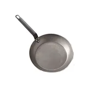 American Metalcraft CSFP12 Fry Pan, 12" Carbon Steel, Uncoated, Induction Oven & Broiler Safe, Handle 1 image