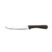 American Metalcraft KNF2 - 5" Steak Knife, 9" Length, Stainless Steel Blade, Black Plastic Handle - Dozen 1 image