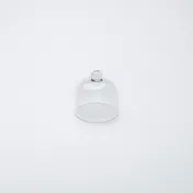 American Metalcraft LFTD3 Dome Cover, Clear Polycarbonate Round Cloche, 3-3/8" Diameter, 2"-7" Size 1 image