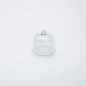 American Metalcraft LFTD4 Dome Cover Cloche, 4-1/8" Diameter Round Clear Polycarbonate Plastic 1 image
