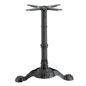 G & A BFH0522 Bar Height Cast Iron Table Base, 5x22 Spread, Black Finish 2 image