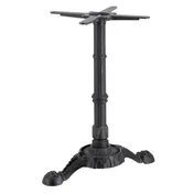 G & A BFH0522 Bar Height Cast Iron Table Base, 5x22 Spread, Black Finish 1 image
