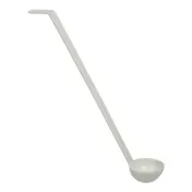 Cambro LD130148 Camwear Ladle, 13" Length, 1 Oz, White Polycarbonate, Made in USA 1 image