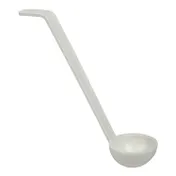 Cambro LD85148 - 8-1/2" White Polycarbonate Ladle, 3/4 oz, NSF 1 image