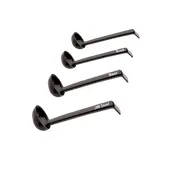 Cambro LD85A110 - 8-1/2" Plastic Ladle, 3/4 oz, Black, 12/Case 2 image